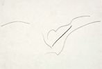 Claudia Thorban, Aronstab, 1999, Zeichnung auf Papier, 29 cm x 21 cm
